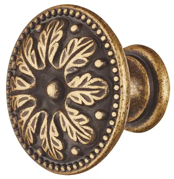 TIRADOR PARA MUEBLES DE LATON REDONDO